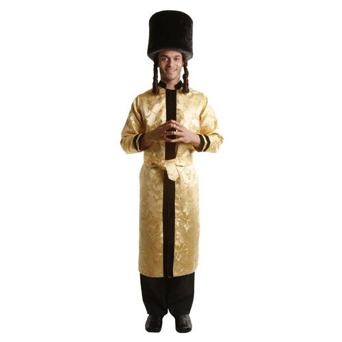 Picture of Dress Up America 352-XXL Adult Jewish Grand Rabbi Robe Costume - Size XX Large