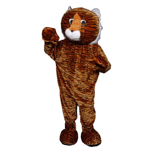 Picture of Dress Up America 354-Adult Tiger Mascot Costume - One Size Fits Most