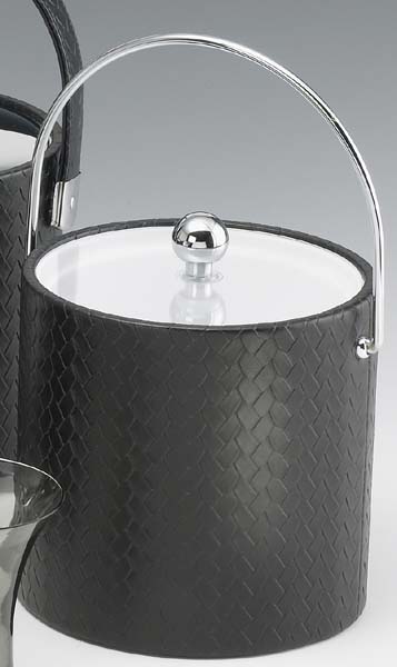 Picture of Kraftware 46365 San Remo Eclipse 3 Quart Ice Bucket with Bale Handle and Lucite Cover