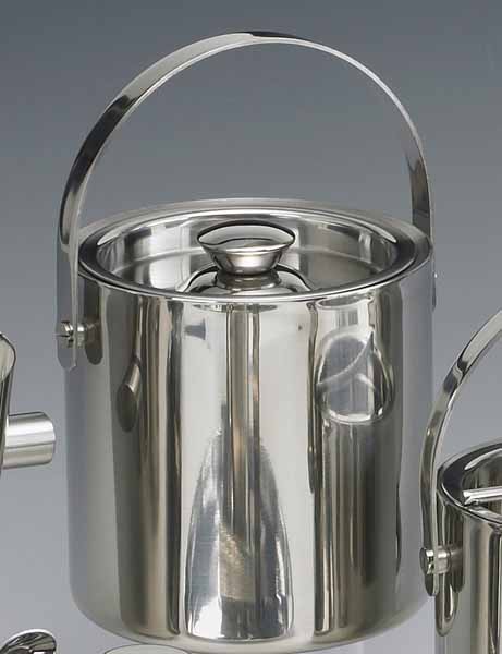 Picture of Kraftware 71487 Brushed Stainless Steel 1 Quart Doublewall Insulated Ice Bucket