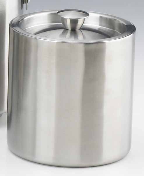 Picture of Kraftware 71489 Brushed Stainless Steel 1.5 Quart Doublewall Insulated Ice Bucket -  No Handle