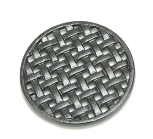 Cast Iron Round Trivet - Matte Black