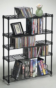 Picture of ATLANTIC 3010 Multimedia Storage Racks 5 shelves