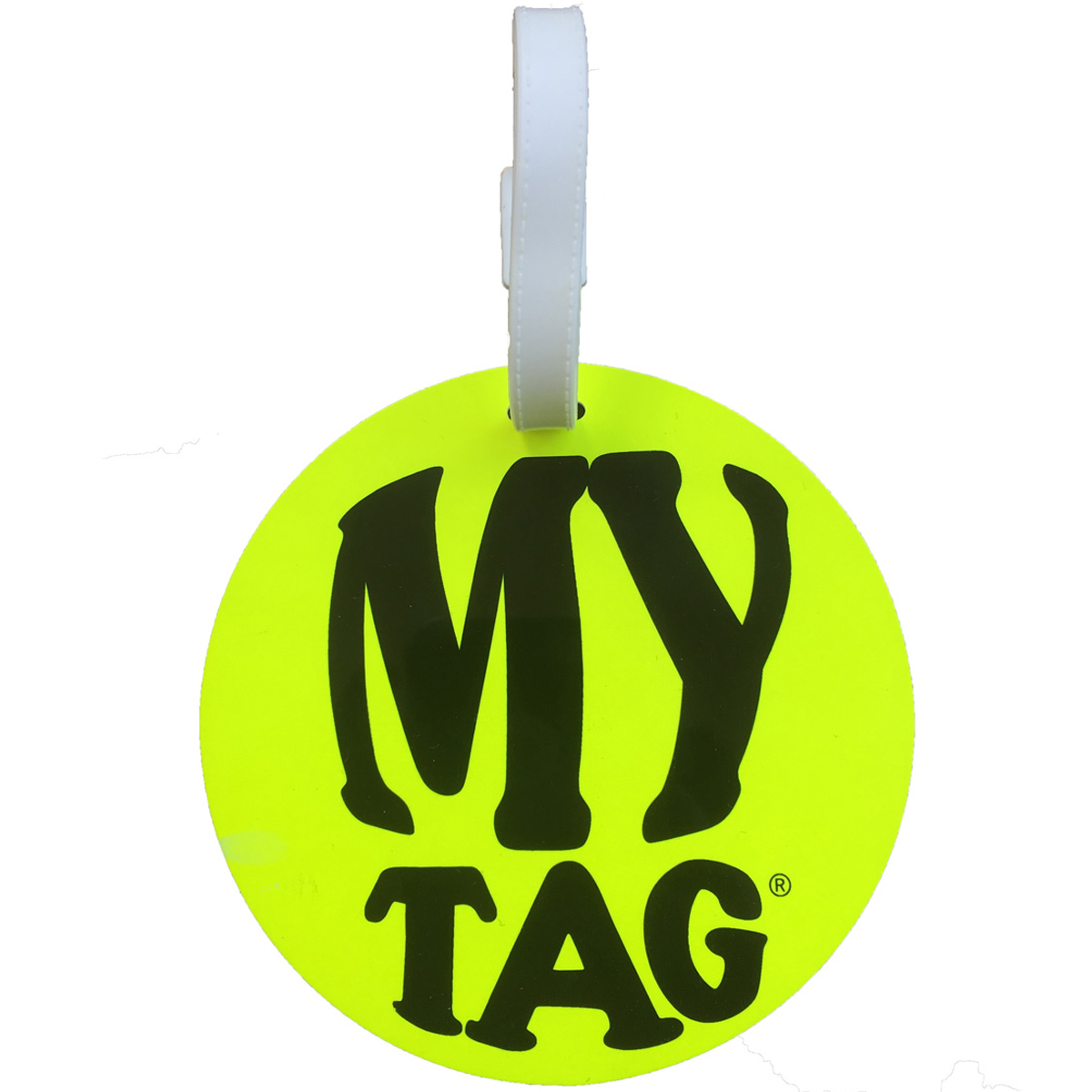 Picture of A. Saks AE-00-5 Monster ID Tag - Yellow and White
