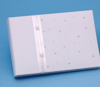 Celebrity Guest Book - White