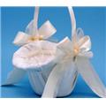 Ivy Lane Design 4U Tres Beau Flower Girl Basket - White Ivy Lane Design 4U Tres Beau Flower Girl Basket - White
