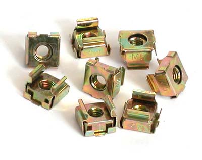 CABCAGENUTS Cage Nuts for Cabinet Rails -
