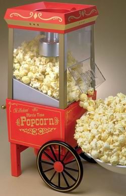 Nostalgia OFP501 Old Fashioned Popcorn Popper - Red