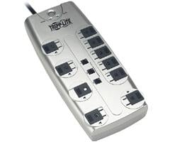 Tripp Lite 10-Outlet Surge Suppressor with Telephone Protection TLP-1008TEL -  TLP1008TEL