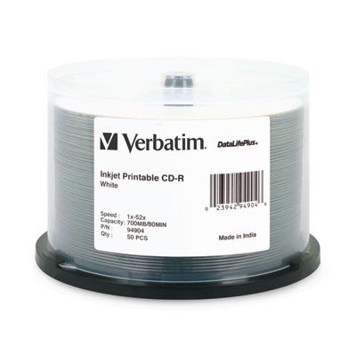 Picture of Verbatim CD-R 80MIN 700MB 52X - 50pk 94904