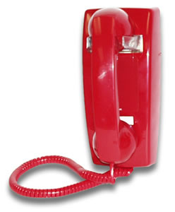 Picture of Viking Electronics VK-K-1900W-2 RED!!! Hot Line Wall Phone