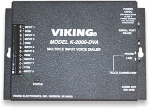 Picture of Viking Electronics VK-K-2000-DVA Multi-input Voice Dialer/Annou