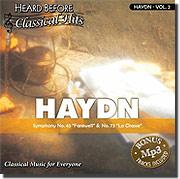 Picture of Selectmedia Entertainment schbchy02j Heard Before Classical Hits HAYDN Vol. 2 Audio