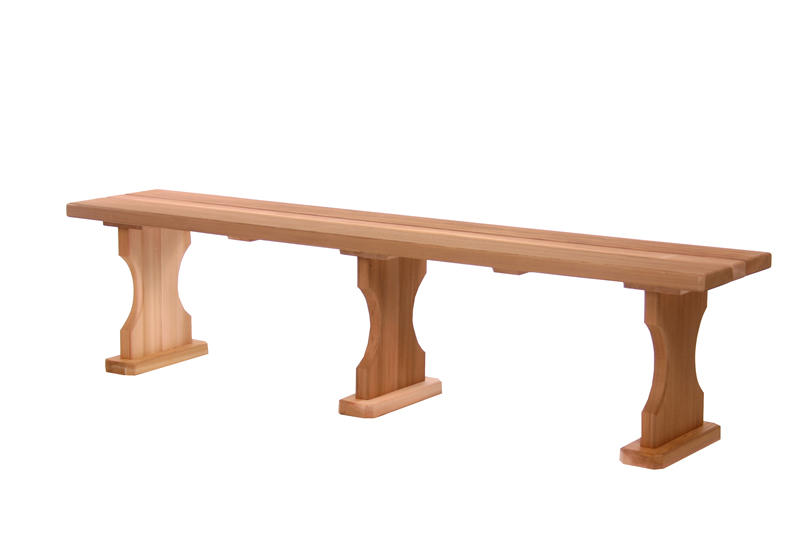 Picture of All Things Cedar BB70U 6 Foot Backless Bench