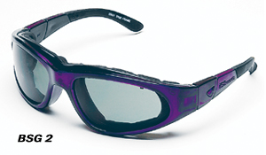 Picture of Body Specs BSG-2 PURPLE PASSION.13 Purple Passion Frame Goggles/Sunglasses with Smoke-Green Lens