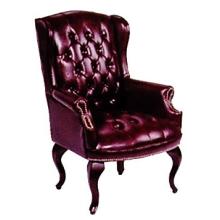 Picture of Boss Button Tufted Traditional Executive Guest Chair - B809 - Oxblood Vinyl