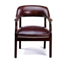 Picture of Boss Captains Arm Chair - B9540 - Oxblood Vinyl- Burgundy