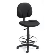 Picture of Boss Fully Adjustable Drafting Stool With Foot Ring - B1690 - Black
