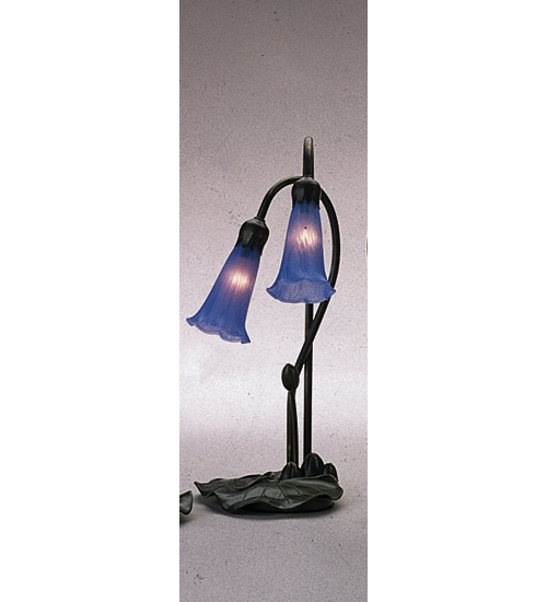 Picture of Meyda  13064 2 Light Accent Lamp with Shades - Blue