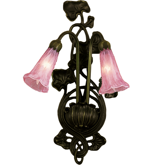 Picture of Meyda Tiffany 17552 Lamps Lighting &amp; Ceiling Fans Glass Mica Lt Ly Sconce Pk
