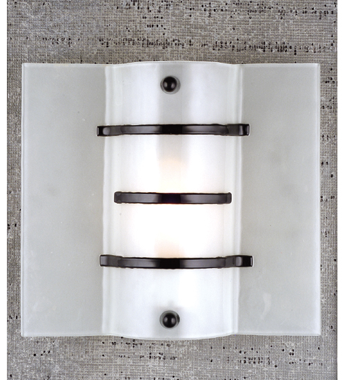 98171 12" W Robbi Fused Glass Wall Sconce