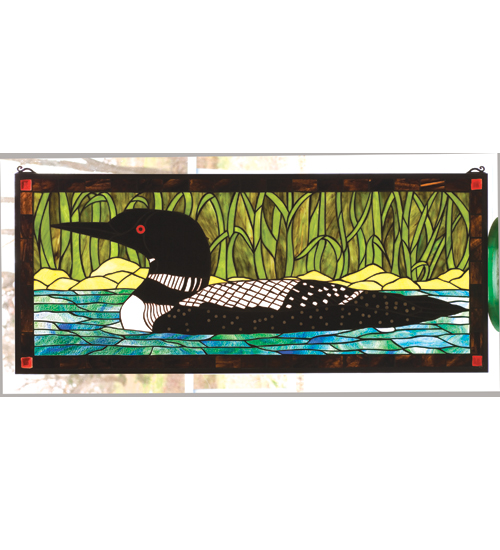 40 Inch W X 17 Inch H Loon Window
