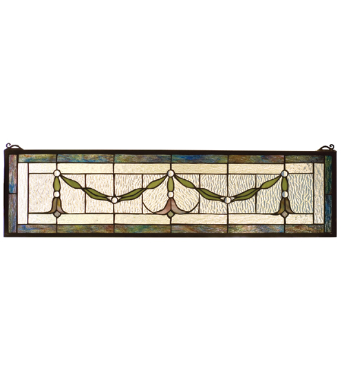 31.5 Inch W X 8 Inch H Garland Swag Window