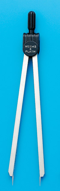 Picture of Weems & Plath 262 6 Inch Fixed Point Matte Nickel Divider