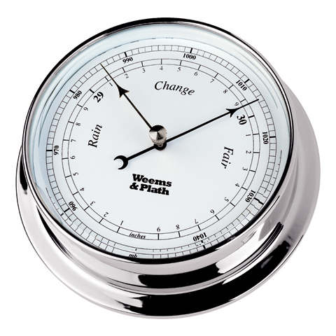 Weems & Plath Endurance Chrome Barometer | by West Marine