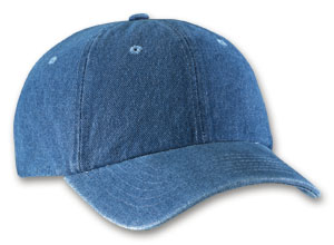 Unconstructed 6 Panel Denim Solid