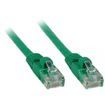 Picture of Cables To Go 15185 5ft CAT 5E 350Mhz SNAGLESS PATCH CABLE GREEN