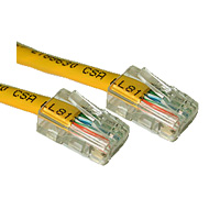 Picture of Cables To Go 22694 10ft CAT 5E 350Mhz ASSEMBLED PATCH CABLE YELLOW
