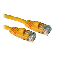 Picture of Cables To Go 22142 50ft CAT 5E 350Mhz SNAGLESS PATCH CABLE YELLOW