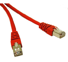 Picture of Cables To Go 27252 7ft SHIELDED CAT 5E MOLDED PATCH CABLE RED