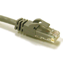Picture of Cables To Go 27823 10ft CAT 6 550Mhz SNAGLESS CROSSOVER CABLE GRAY