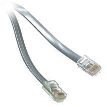 50ft RJ12 6P6C MODULAR CABLE STRAIGHT -  FastTrack, FA260308