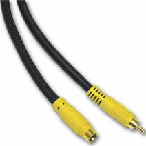 Picture of Cables To Go 27965 12ft VALUE SERIES BI-DIRECTIONAL S-VIDEO to  RCA CABLE