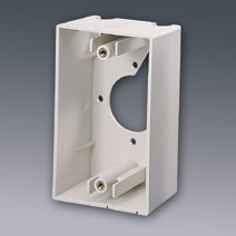 Picture of Cables To Go 03838 SINGLE GANG WALL BOX IVORY