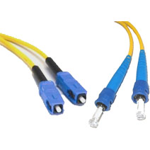 Picture of Cables To Go 18310 1m ST-SC DUPLEX 9-125 SINGLEMODE FIBER PATCH CABLE