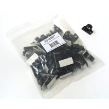 68in SELF ADHESIVE CABLE CLAMP 50PK