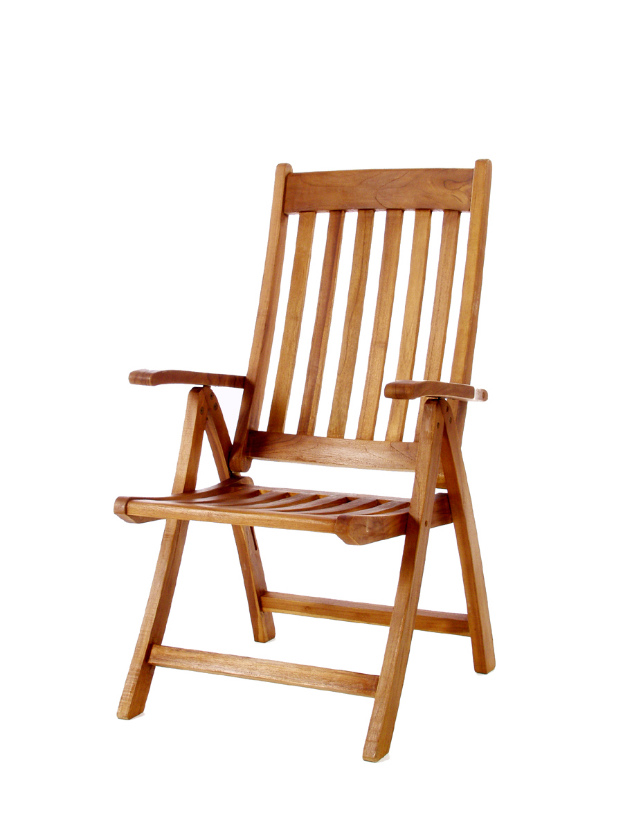 Picture of All Things Cedar TF44 5 - Position Folding Arm Chair
