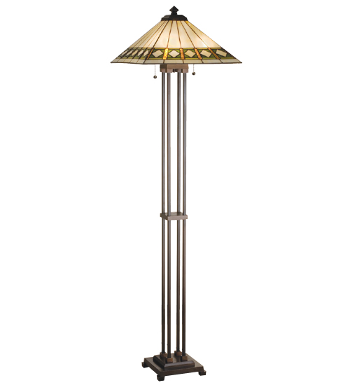 17385 63 Inch H Diamond Mission Floor Lamp