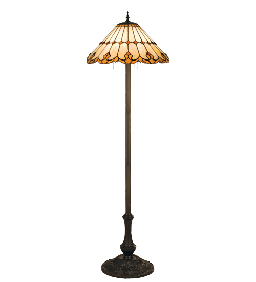 17577 63 Inch H Nouveau Cone Floor Lamp