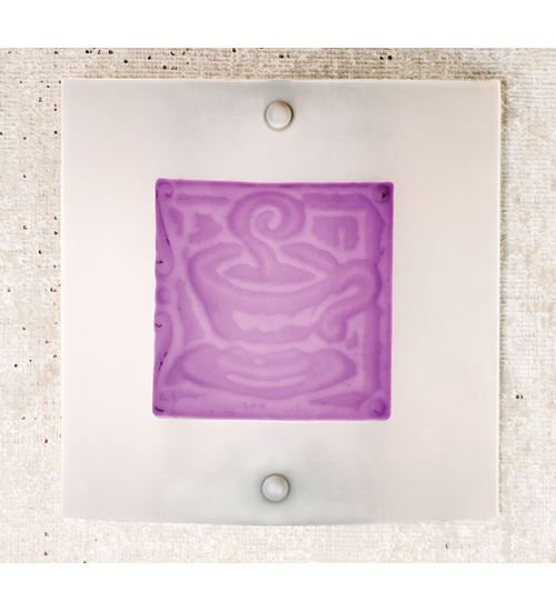 14608 11 Inch W Caffe Fused Glass Wall Sconce