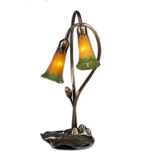 Picture of Meyda  12939 2 Lt Lily Amber/Green