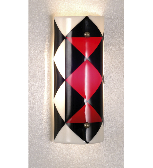 82560 Jester Fused Glass Sconce