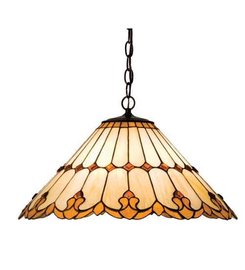 17580 20.5 Inch W Nouveau Cone Pendant