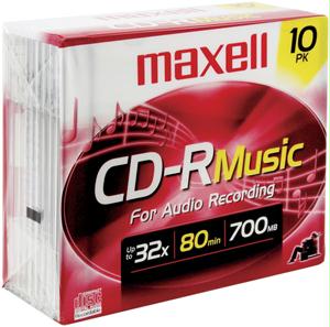 Picture of MAXELL 625133 Music CD-R 10-pk 625133