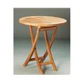 Anderson Teak TBF-027R 27 Inch Round Bistro Folding Table Anderson Teak TBF-027R 27 Inch Round Bistro Folding Table
