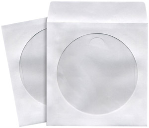 Picture of MAXELL 190133 - CD402 CD DVD Storage Sleeves 100-pk White